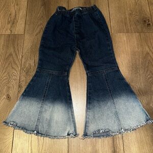 Girls Flared Denim Jeans